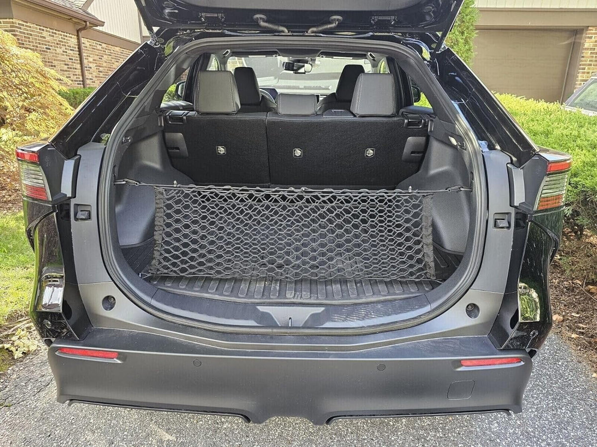 EACCESSORIES EA(2 Qty)Trunk Organizer Cargo Nets for  bZ4X 2023-2024 – Envelope Style Cargo Nets for SUV – Premium Mesh Car Trunk Organizer Vehicle Carrier Storage – appropriate with  bZ4X