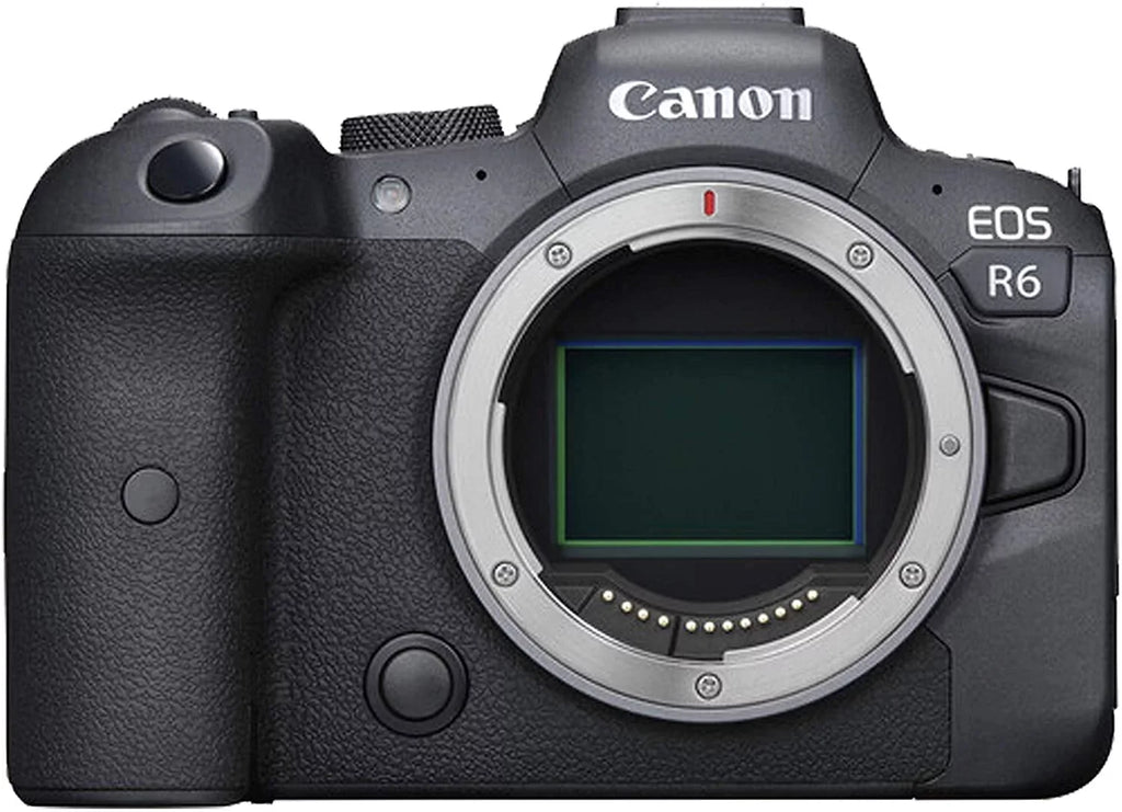 EOS R6 Mirrorless Digital Camera with RF 24-105mm f/4-7.1 STM Lens + 75-300mm F/4-5.6 III Lens + 128GB Memory + Case + Tripod + Filters 41pc Bundle