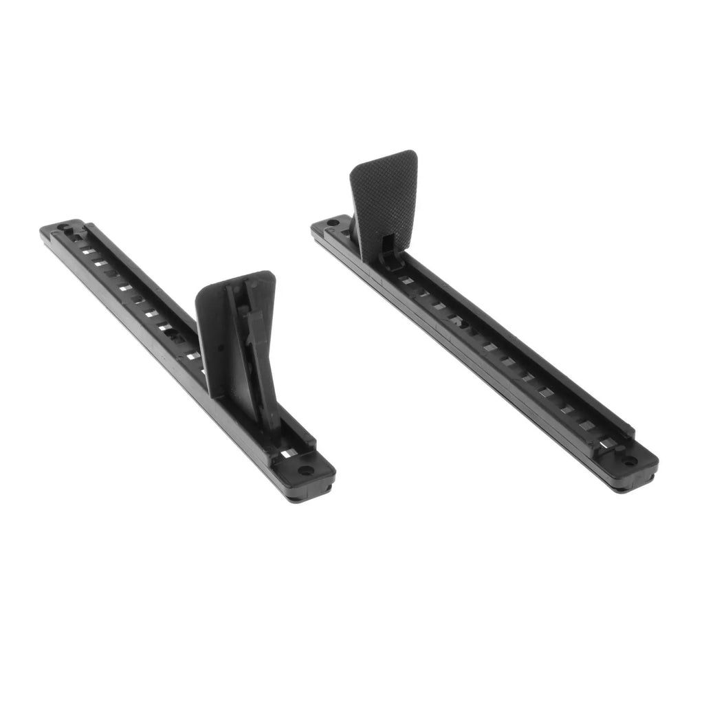 Kayak Foot Pegs 15 Inches Kayak Accessories Black Finish Replacement Pedals