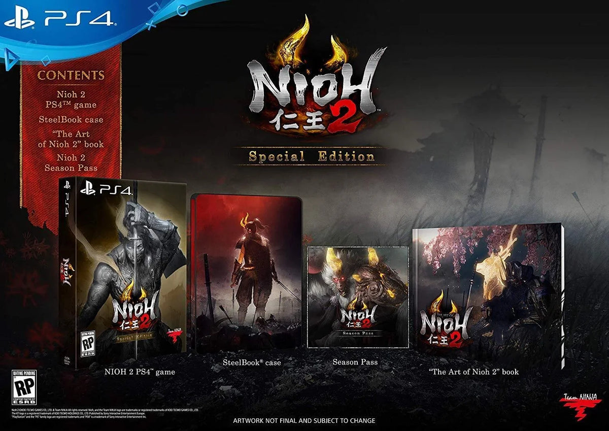 Nioh 2 Special Edition, , Playstation 4