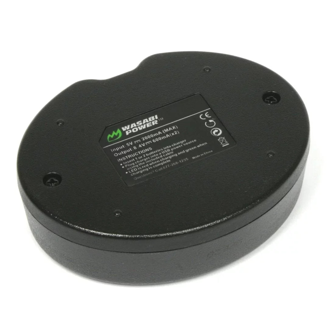 Wasabi Power Battery (2-Pack) and Dual Charger for  BP-511, BP-511A, BP-512, BP-514