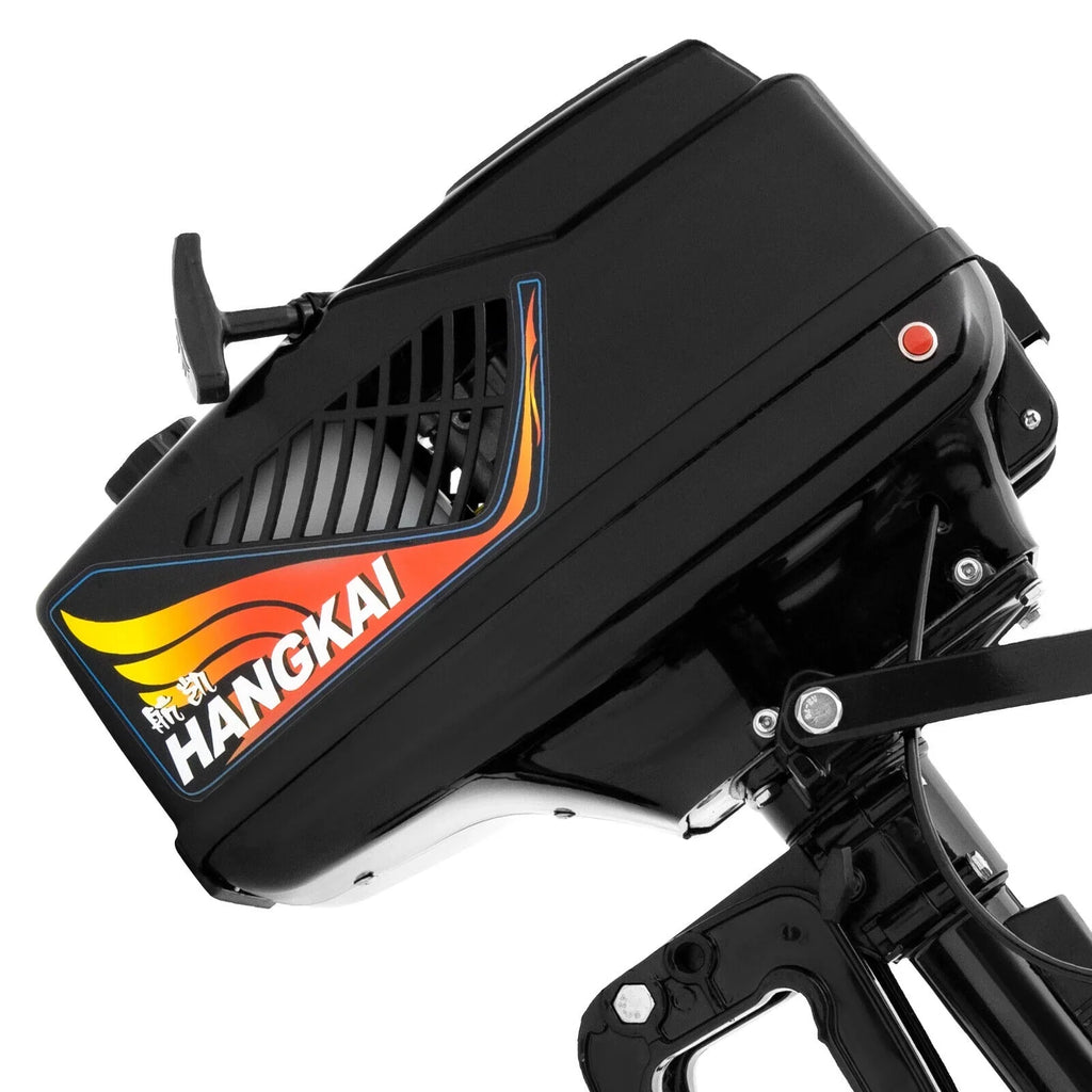 HANGKAI 2 Stroke 3.6  Outboard Motor Fishing vessel Engine aqua Cooling CDI Outboard vessel Motor 90cm/35.4in