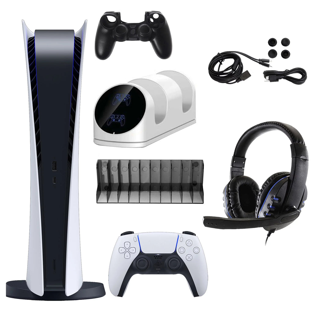 PlayStation 5 Digital Console with Accessories Kit (PS5 Digital Console)