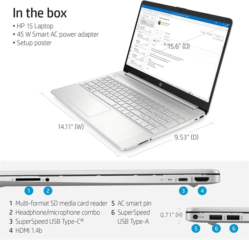 15 15.6" FHD [Windows 11 Pro] Business Laptop Computer,  4-core i5-1135G7 (Beats i7-1065G7), 16GB RAM, 512GB PCIe SSD, Iris Xe Graphic, Numeric Keypad, Wi-Fi 6, BT 4.2, w/Accessories
