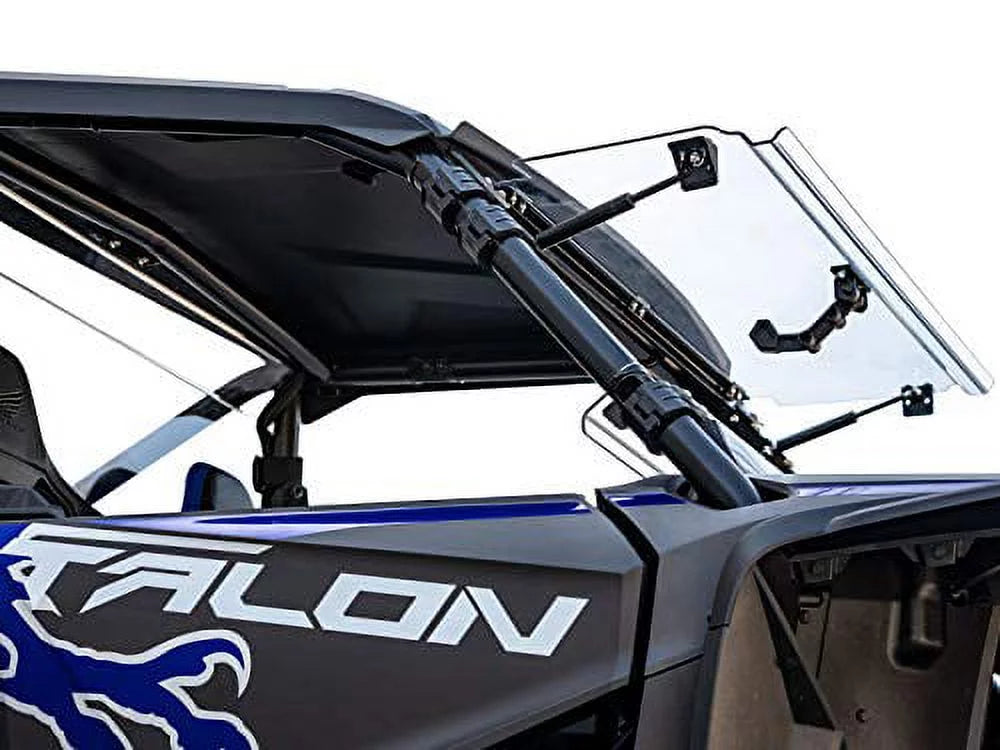 SuperATV Heavy Duty Scratch protected Flip 3|in|1 Windshield for Honda Talon 1000 (2019+) | Hard Coated for Extreme Durability | Designed for Year|Round Riding|FWS-H-TAL-70