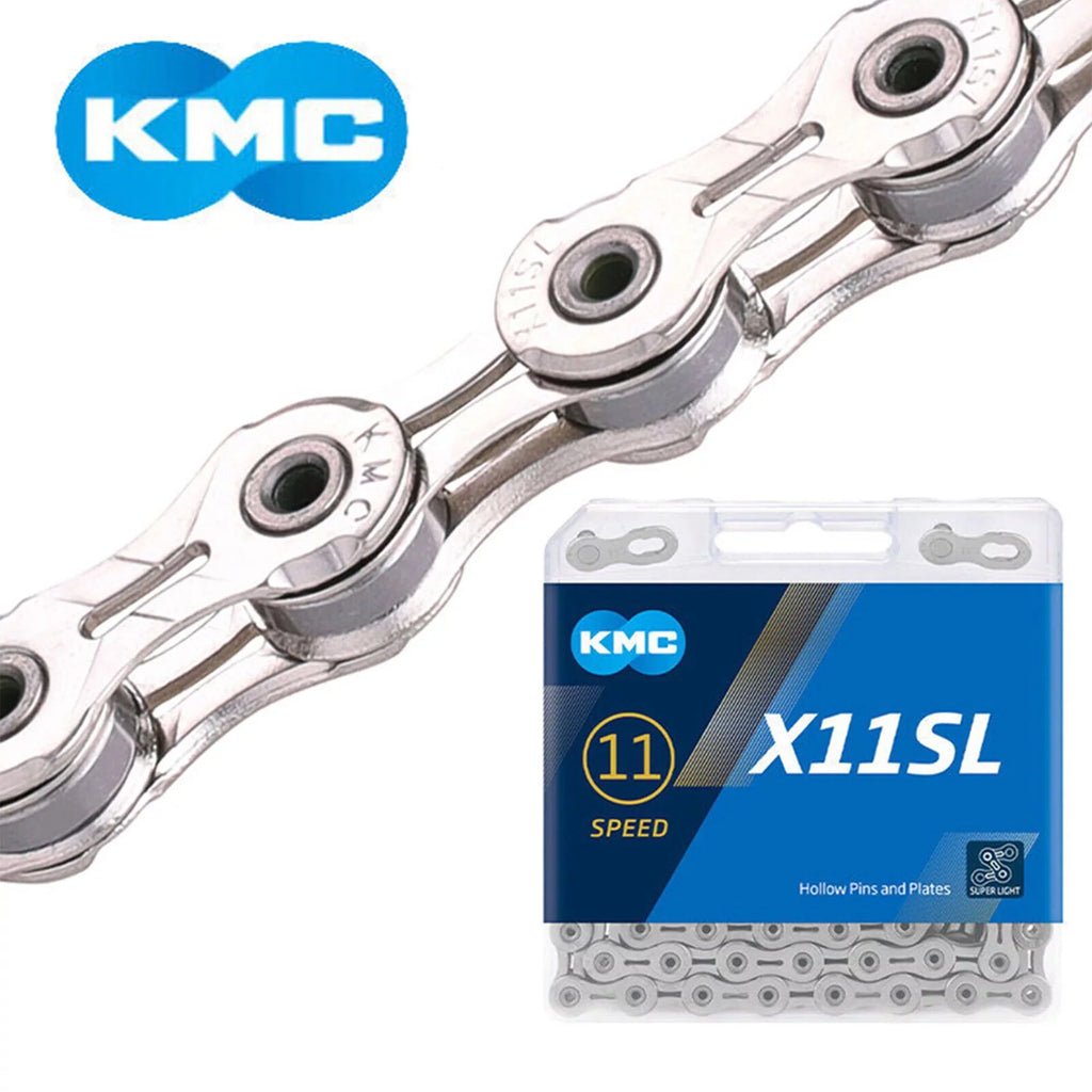 KMC X11SL Speed Mountain Road Bike Chain Reusable Missing Link 11 for 11-Speed Drivetrain System