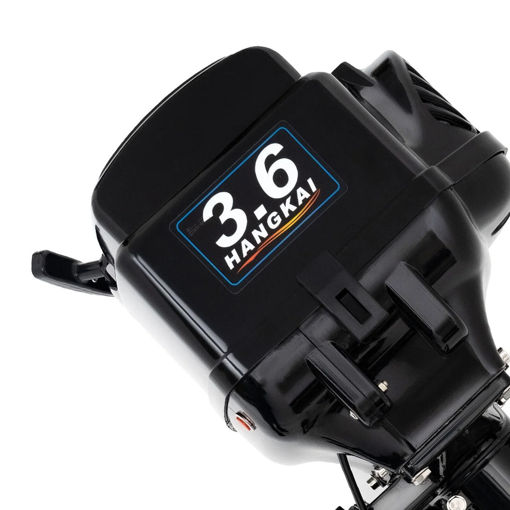 HANGKAI 2 Stroke 3.6  Outboard Motor Fishing vessel Engine aqua Cooling CDI Outboard vessel Motor 90cm/35.4in