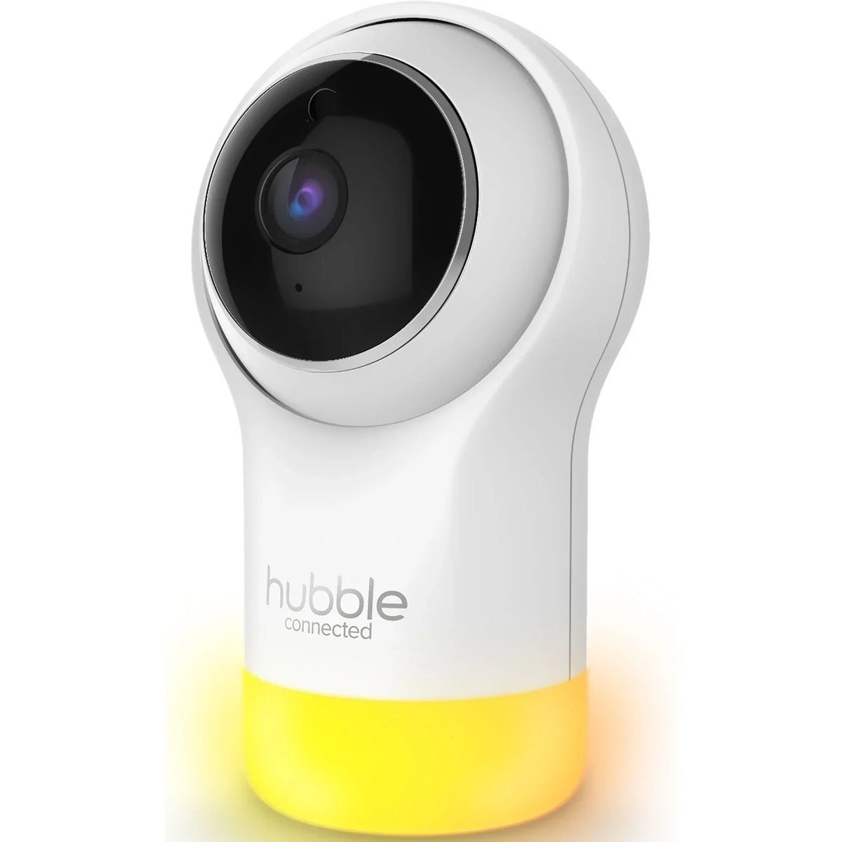Hubble Connected Nursery Pal Glow+ Twin with 2 Cameras, HD Color Screen, and Hubble Grip in White