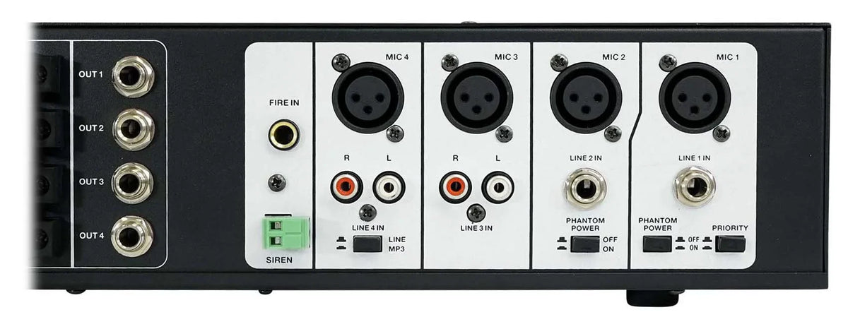 Rockville ROCK MATRIX Multi Room Home Receiver+6) Ceiling+2) Black Wall Speakers