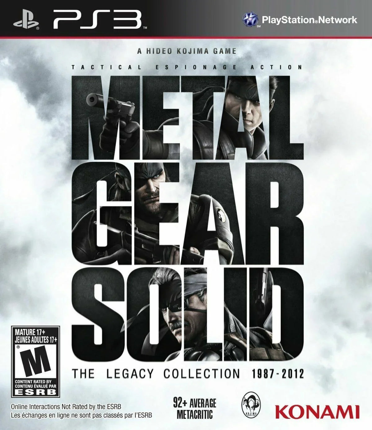 Metal Gear Solid The Legacy Collection -  Playstation 3 PS3 8 Games in One