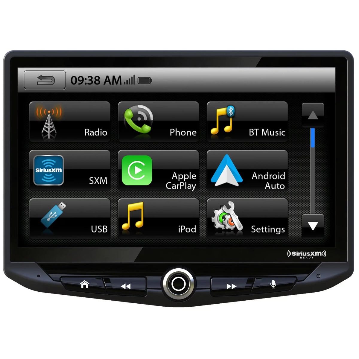 Stinger Heigh10 10" In-dash Infotainment System with SR-TAC16H Flush-Mount Dash Kit suitable with 16-21  Tacoma