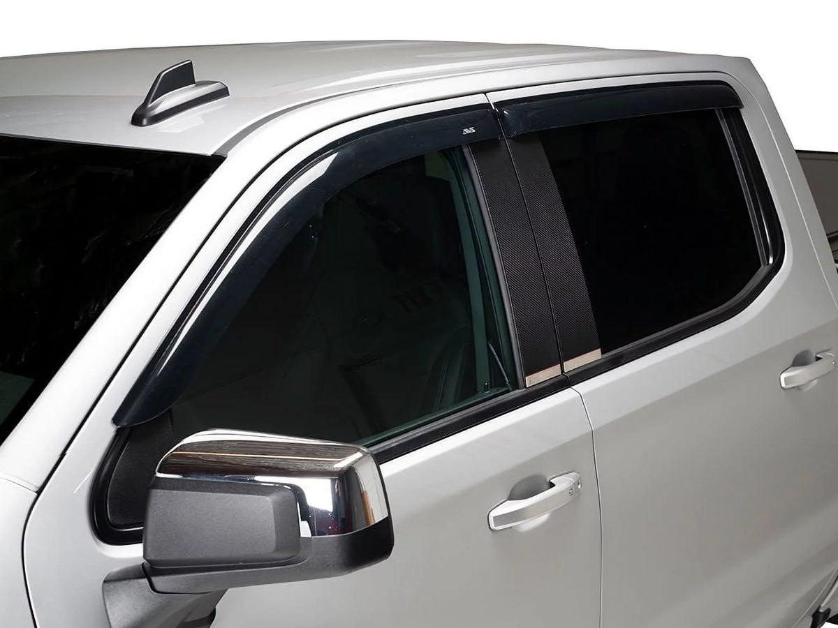 Auto Ventshade (AVS) by RealTruck 94974 Ventvisor, 4-Piece suitable with Select: 2019  F150 Supercrew, 2017-2022  F250