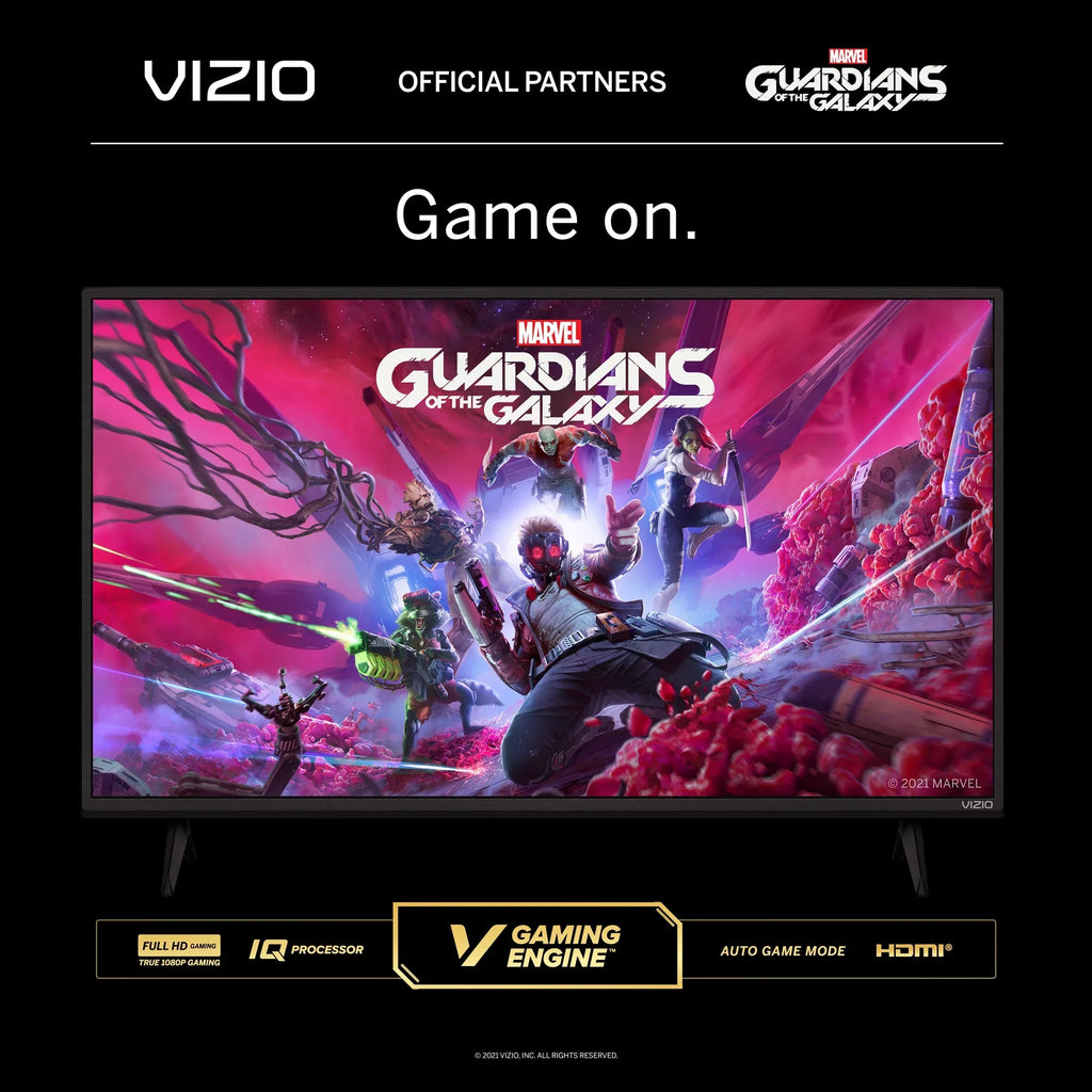 Restored VIZIO 40" Class FHD (1080P) LED SmartCast Smart TV D-Series D40f-J (Refurbished)
