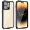 SaniMore for iPhone 14 Pro Max 6.7" 2022 Case with Built-in Screen Protector Dustproof Strong Drop protected Full Body Protective Waterproof wrap for iPhone 14 Por Max 6.7 2022, Clear