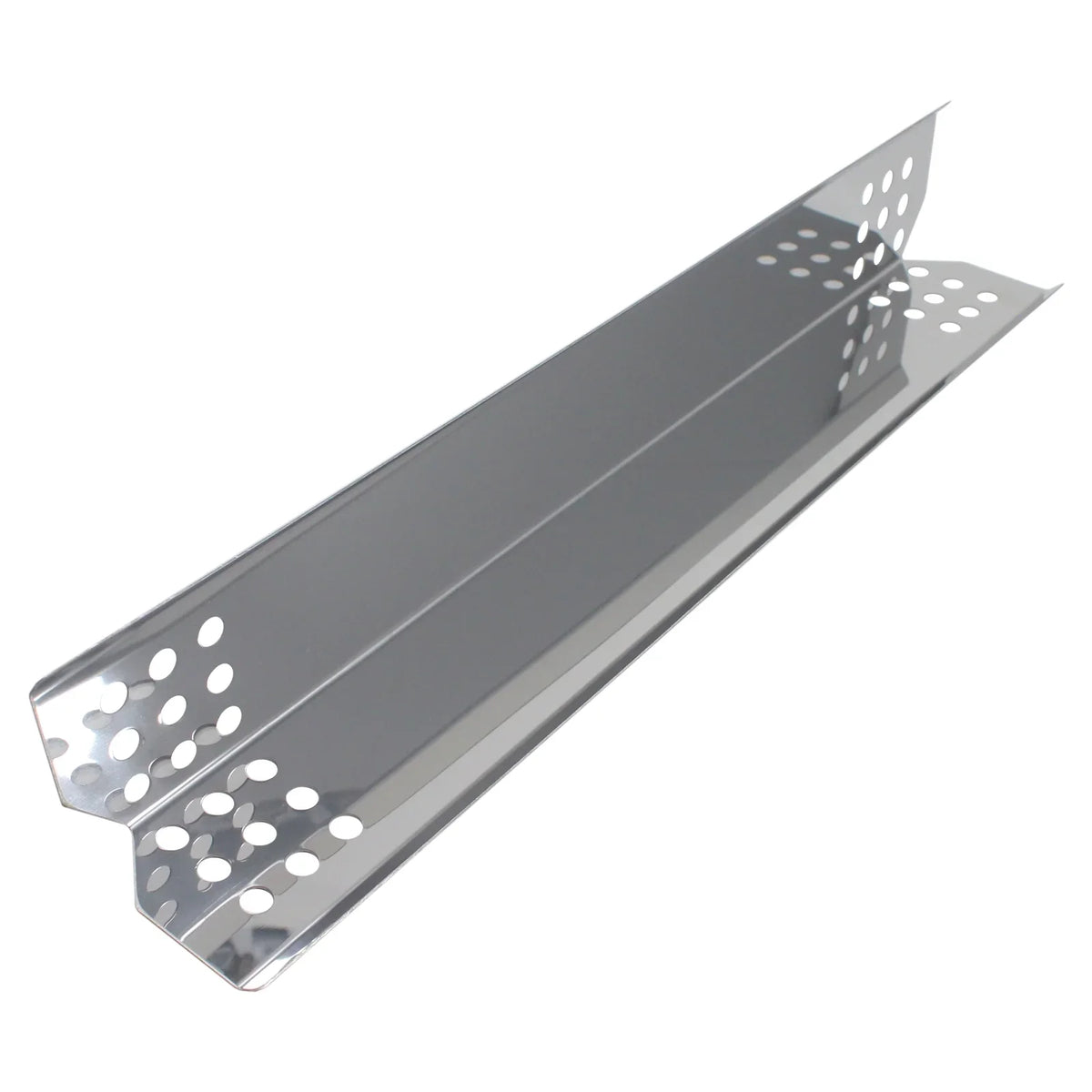 2-Pack BBQ Grill Heat Shield Plate Tent Replacement Parts for Kitchenaid 720-0727 - appropriate Barbeque Stainless Steel Flame Tamer, Flavorizer Bar, Vaporizer Bar, Burner protector 16 1/8"